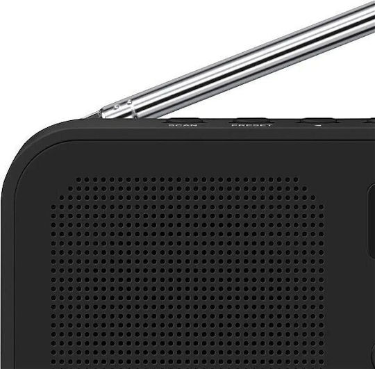 Sencor SRD 7200 B Επιτραπέζιο Ραδιόφωνο DAB+ με USB Μαύρο