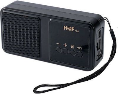 Royal Mini Radio Battery with Bluetooth and USB Black