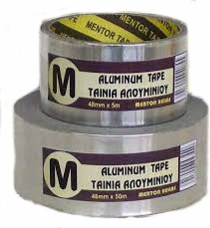 Nast S.A. Αυτοκόλλητη Ταινία Αλουμινίου Ασημί 5mx50mm
