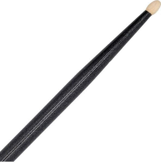 Zildjian Hickory Baghete Tobe 5A cu Varf în Formă Oval în Culorea Negru
