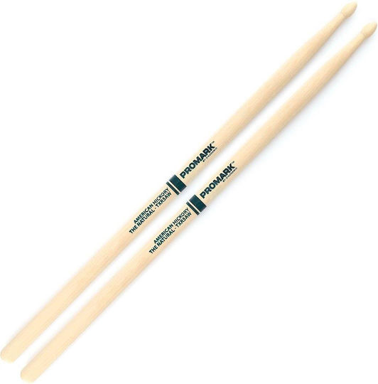 Promark Hickory Drumsticks Drums 5A with Tip Shape Oval