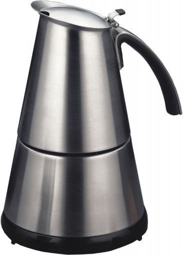 Rommelsbacher Eko 364/e Electric Stovetop Espresso Pot for 4 Cups Inox Brown