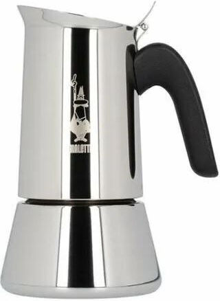 Bialetti New Venus Induction Stovetop Espresso Pot 10 Cups Silver