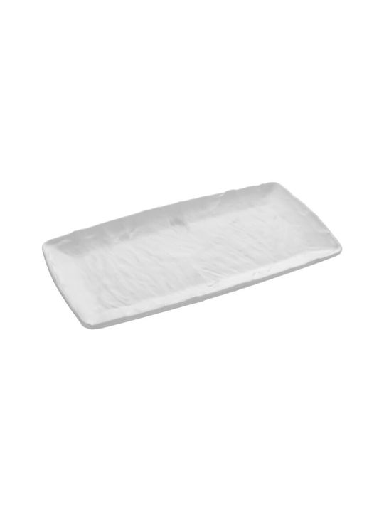 Viosarp Platou Decorativ Dreptunghiulară Piatră Gri 1buc 32.5x17.8x8buc