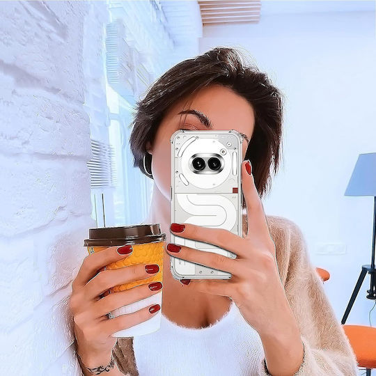 Techsuit Shockproof Clear Back Cover Silicon Transparent (Nothing Phone 2a / 2a Plus)