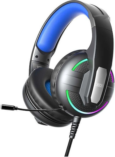 XO GE-09 Over Ear Gaming Headset cu conexiune 3,5mm / USB Negru