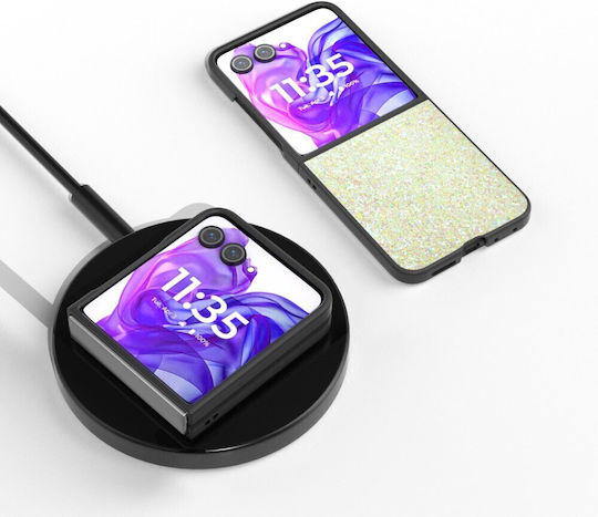 Abeel Glitter Powder Hard Case for Motorola Razr 50 Ultra 5g