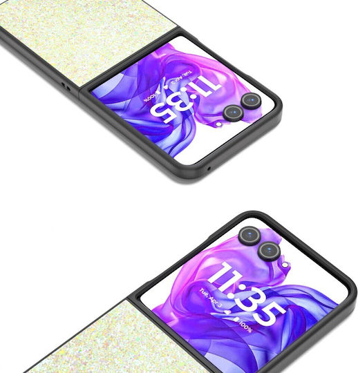 Abeel Glitter Powder Hard Case for Motorola Razr 50 Ultra 5g