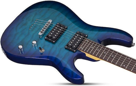 Schecter C-6 Plus Obb Electric Guitar Heavy with HH Pickup Configuration Burst with Case
