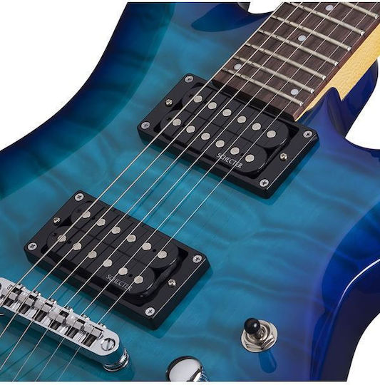 Schecter C-6 Plus Obb Electric Guitar Heavy with HH Pickup Configuration Burst with Case
