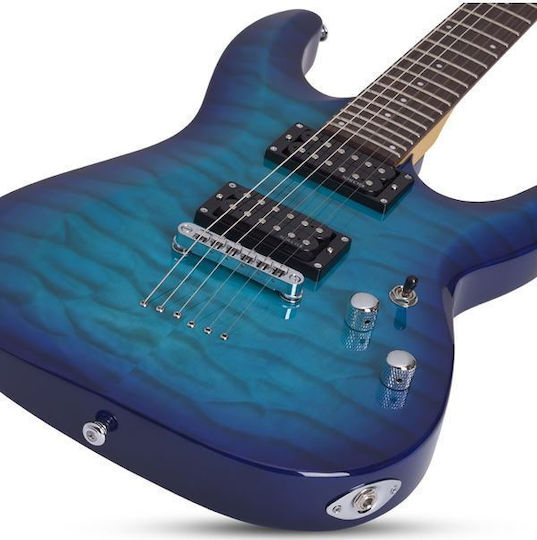 Schecter C-6 Plus Obb Electric Guitar Heavy with HH Pickup Configuration Burst with Case