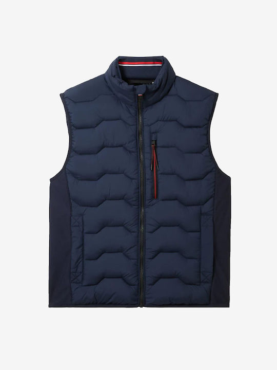 Tom Tailor Men's Sleeveless Jacket Sky Captain Blue