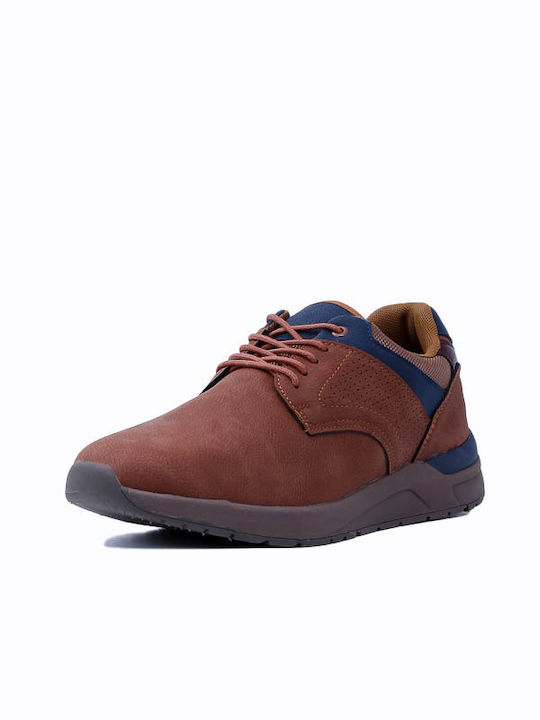 Cockers Men's Synthetic Leather Casual Shoes Tabac Brown