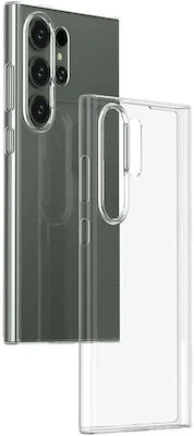 Hurtel Umschlag Rückseite Silikon 0.5mm Transparent (Samsung Galaxy S24 Ultra)