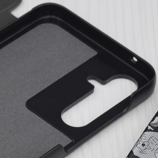 Techsuit Efold Buchen Sie Kunststoff / Synthetisches Leder Schwarz (Samsung Galaxy A55 5G)
