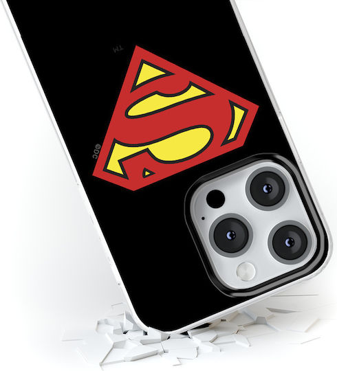 Dc Comics Back Cover Σιλικόνης Μαύρο (iPhone 14 Pro)