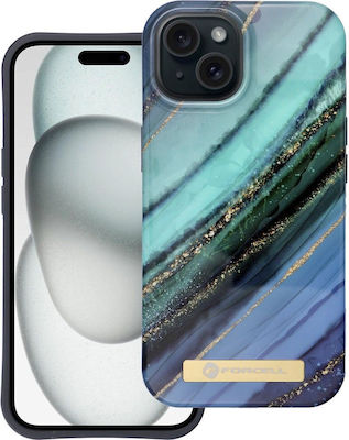 Forcell F-protect Mirage Case Compatible With Magsafe For Iphone 15 Jade Marble