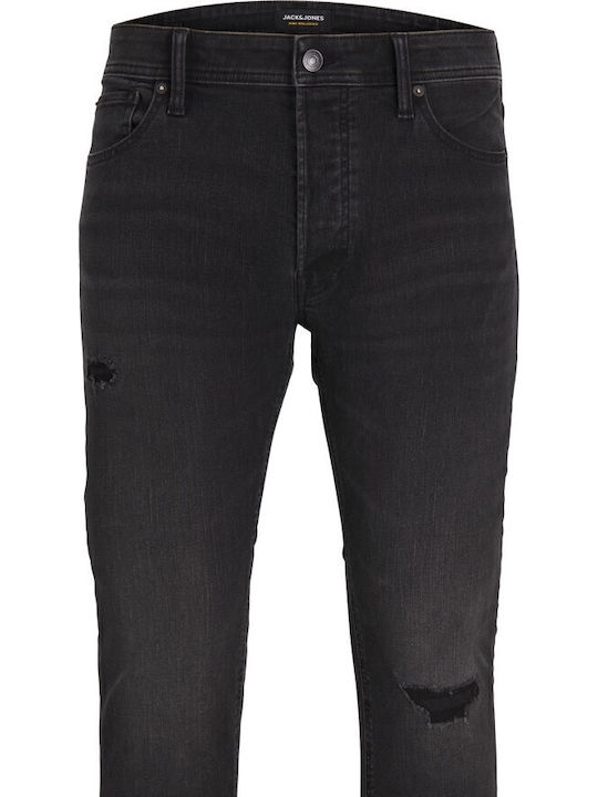 Glenn Herren Jeanshose Elastisch mit Slim Passform Black