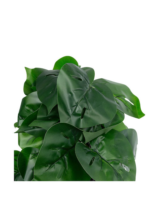 Globostar Artificial Garden Monstera Plant 20945 Decorative Monstera Plant Φ40 X H33cm