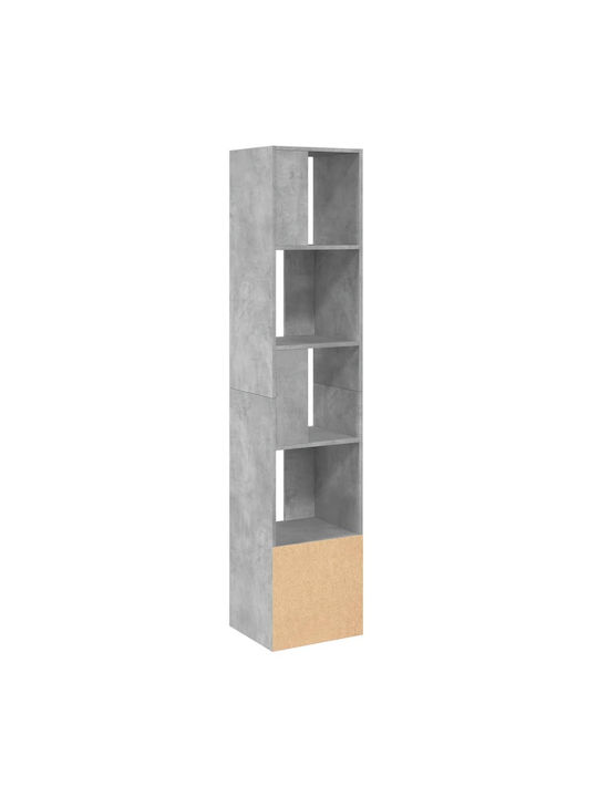 Bibliotecă Gri 40x36x189 cm