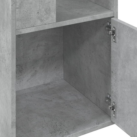 Βιβλιοθήκη Γκρι 40x36x189εκ.