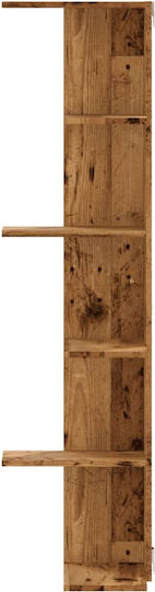 Eckiges Wandregal Braune 50x50x179cm