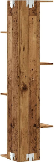 Eckiges Wandregal Braune 50x50x179cm