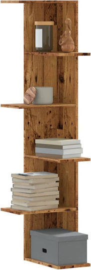 Eckiges Wandregal Braune 50x50x179cm