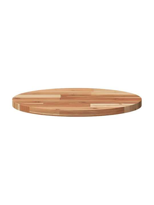 vidaXL Rund Tischoberfläche aus Massivholz Acacia 40x40x2cm 4008694 1Stück