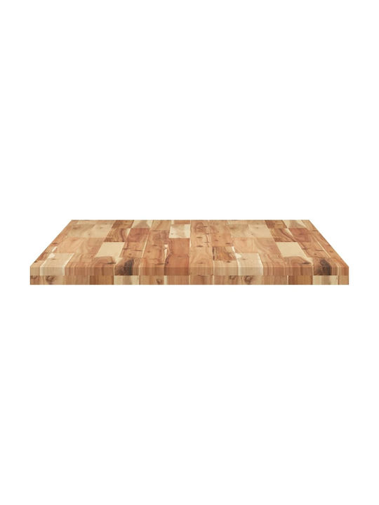 vidaXL Rectangular Office Desk Surface made of Solid Wood Acacia 100x70x4cm 4008863 1pcs