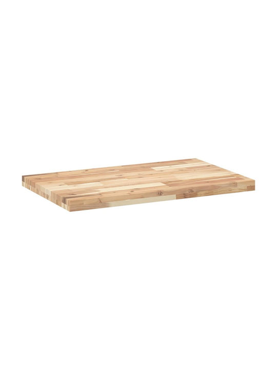 vidaXL Rectangular Table Surface made of Solid Wood Acacia 60x50x4cm 3279733 1pcs