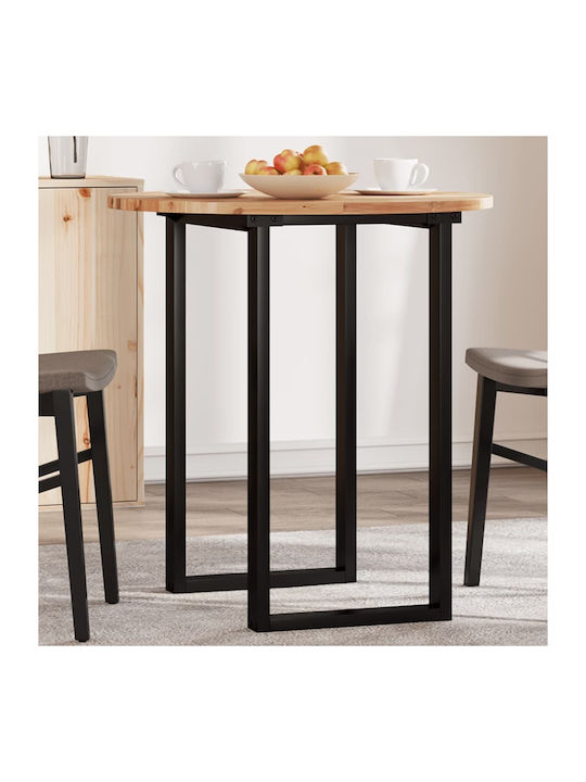 vidaXL Round Table Surface made of Solid Wood Acacia 70x70x2cm 4008697 1pcs