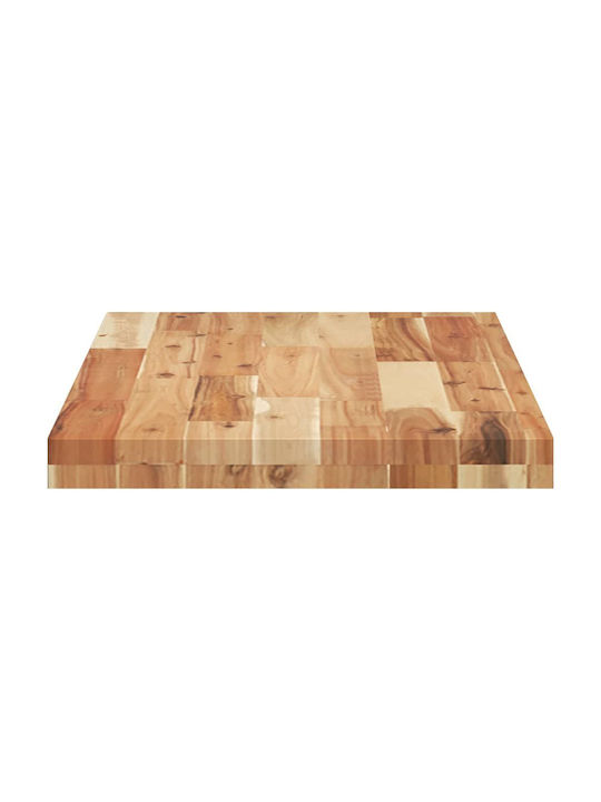 vidaXL Rectangular Office Desk Surface made of Solid Wood Brown 80x40x4cm 4008847 1pcs