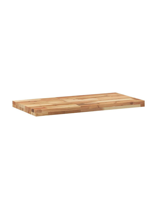 vidaXL Rectangular Office Desk Surface made of Solid Wood Brown 80x40x4cm 4008847 1pcs