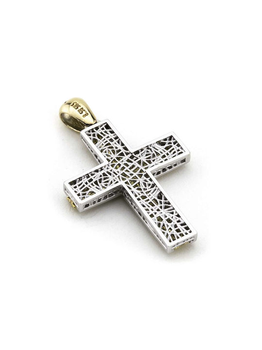 Goldsmith Men's Gold Cross 14K Double Sided