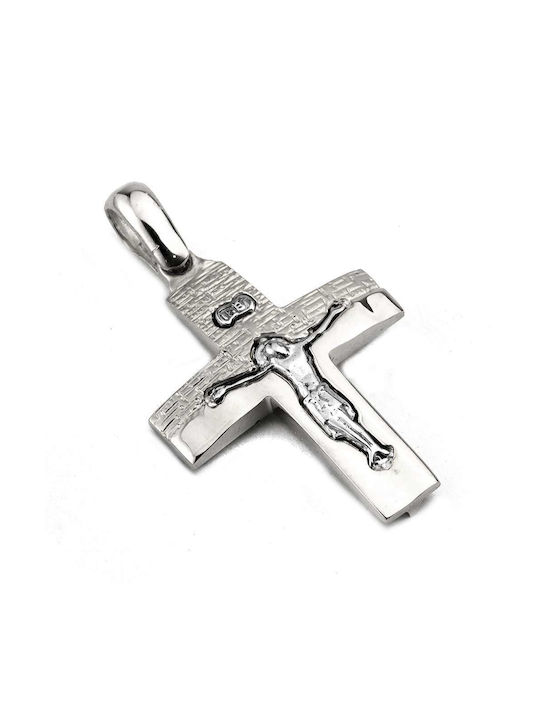 Goldsmith Men's Gold Cross 14K Double Sided with the Crucified