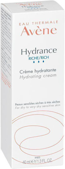 Eau Thermale Avène Hydrance Rich 24ωρη Ενυδατική Κρέμα Προσώπου 40ml