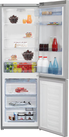 Beko Ψυγειοκαταψύκτης 300lt Υ185.1xΠ59.5xΒ59.2εκ. Inox RCSA330K40SN