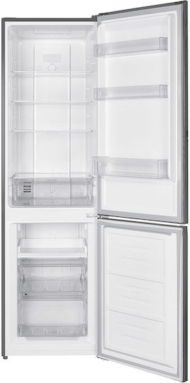 Muhler Kühl-Gefrierkombination 253Es NoFrost H180xB54xT60cm. Inox NFC180IE