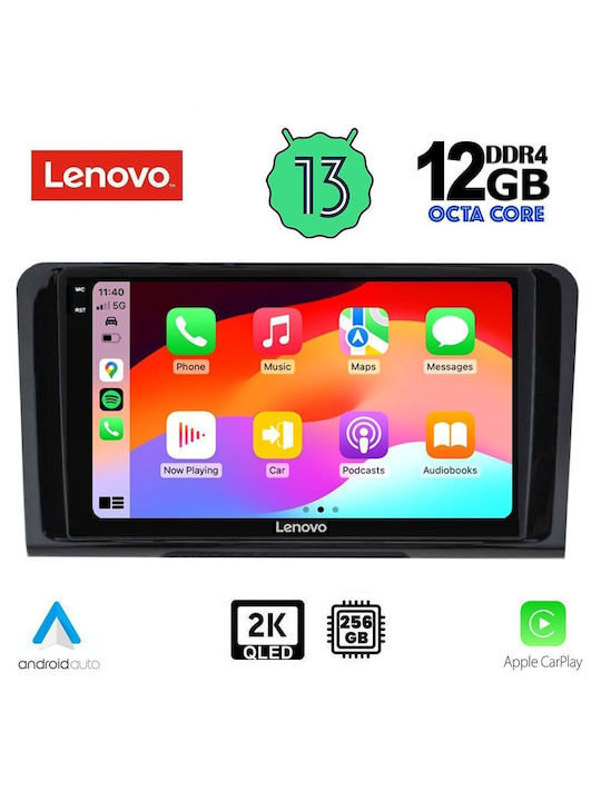 Lenovo Car Audio System for Mercedes-Benz ML 2005-2011 (Bluetooth/USB/AUX/WiFi/GPS/Apple-Carplay/Android-Auto) with Touch Screen 9"