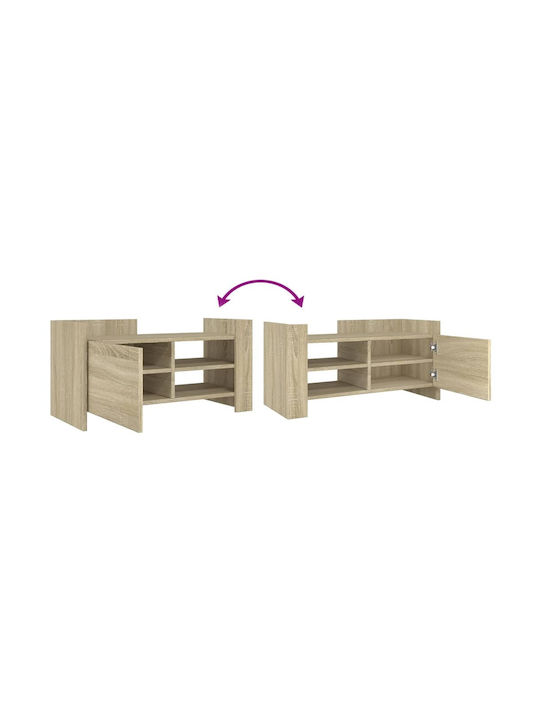 TV Stand Oak M80xD35xH40cm