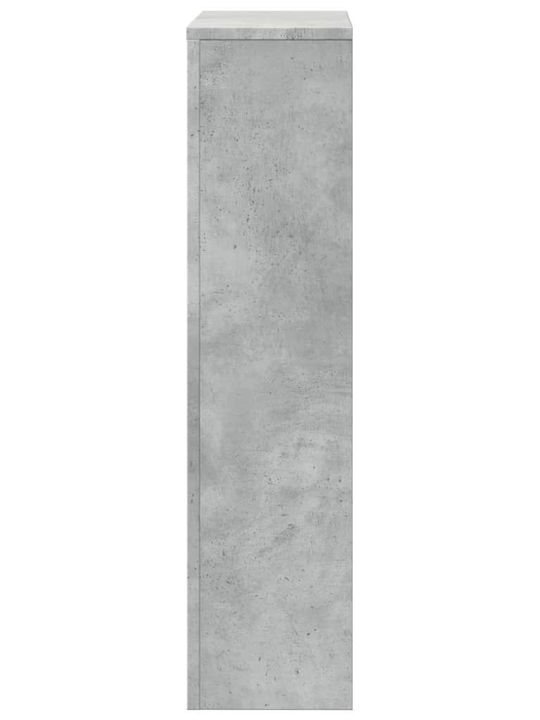 vidaXL Heizkörperabdeckung aus Spanplatte Grau 104x20x82cm