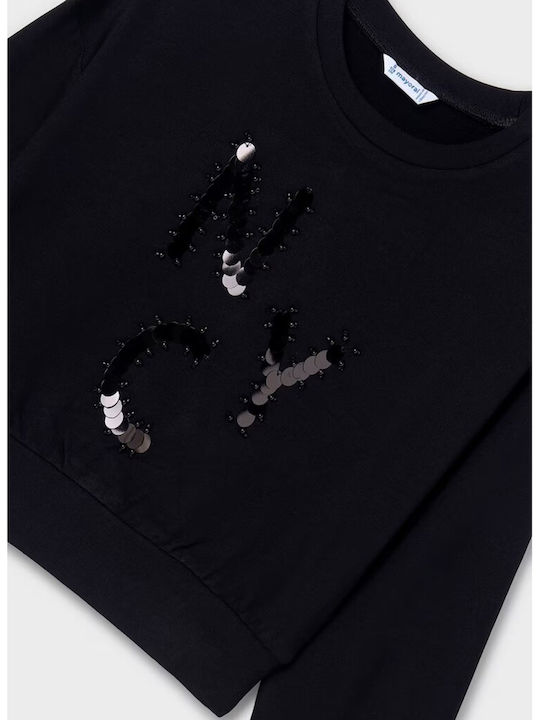 Mayoral Kids Blouse Long Sleeve Black