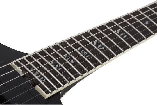 Schecter E-1 Sls Set Electric Guitar Explorer Black with Case