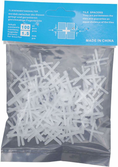 Uncle George Cross Tile Spacer 1.5mm 100pcs