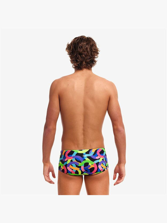 Funky Trunks Herren Badebekleidung Slip Mehrfarbig