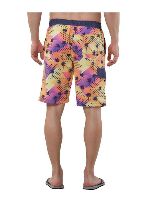 Maui & Sons Herren Badebekleidung Shorts Mehrfarbig mit Mustern