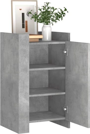 Hängeschrank fürs Wohnzimmer aus Spanplatte Grau 45x35x75 cm