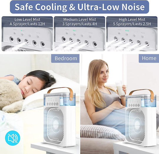 Air Cooler Mini Ventilator Kühlung Usb – 10w – Weiß