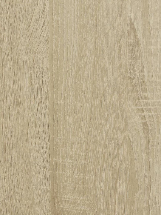 vidaXL Επιδαπέδια Κάβα Ποτών με Ρόδες Καφέ 50x41x89εκ.